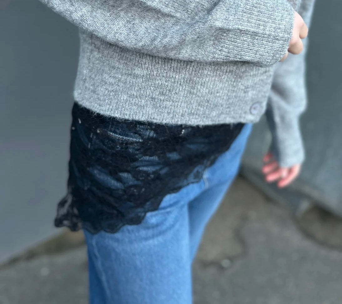 PCNAINA Short Skirt - Black